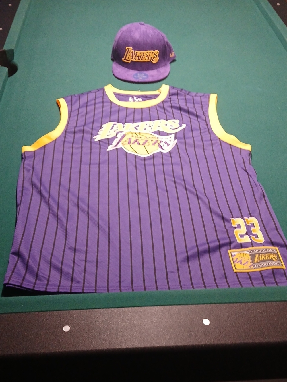 Purple Lakers Basketball Jersey - Size: XL